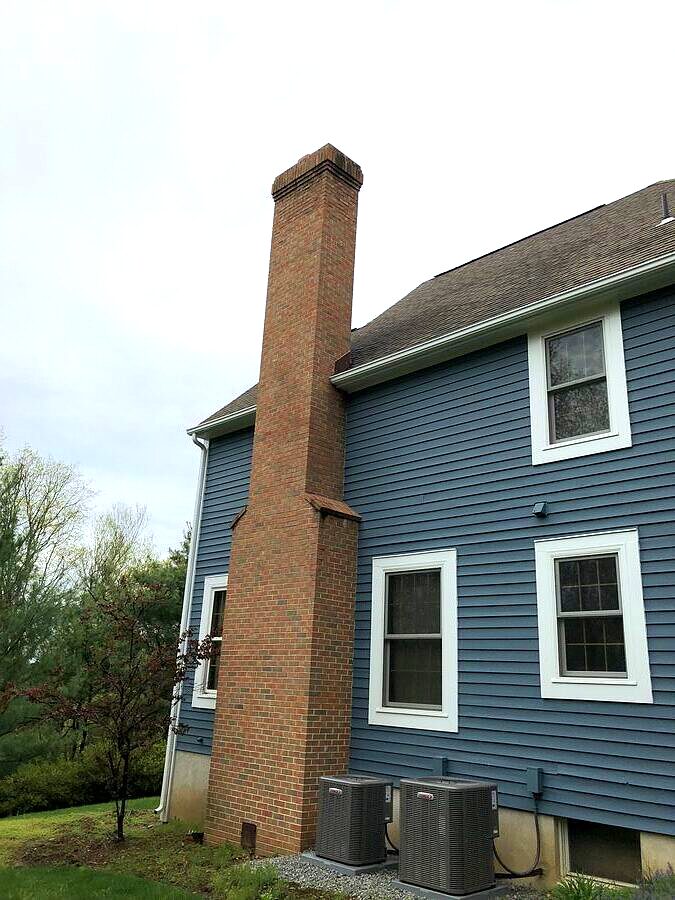 Chimney rebuild reference for assessing extensive damage