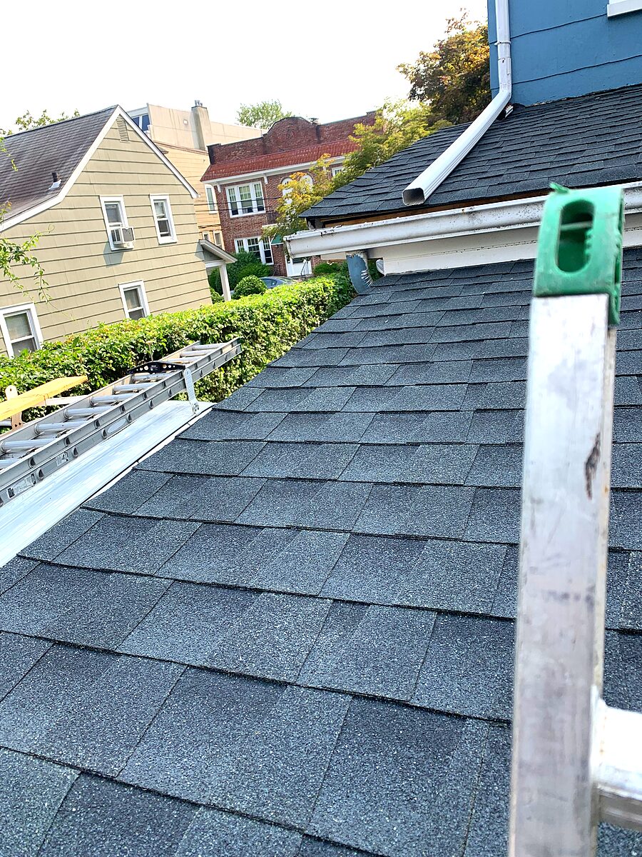 Roof flashing repair reference for assessing transitions and possible water entry